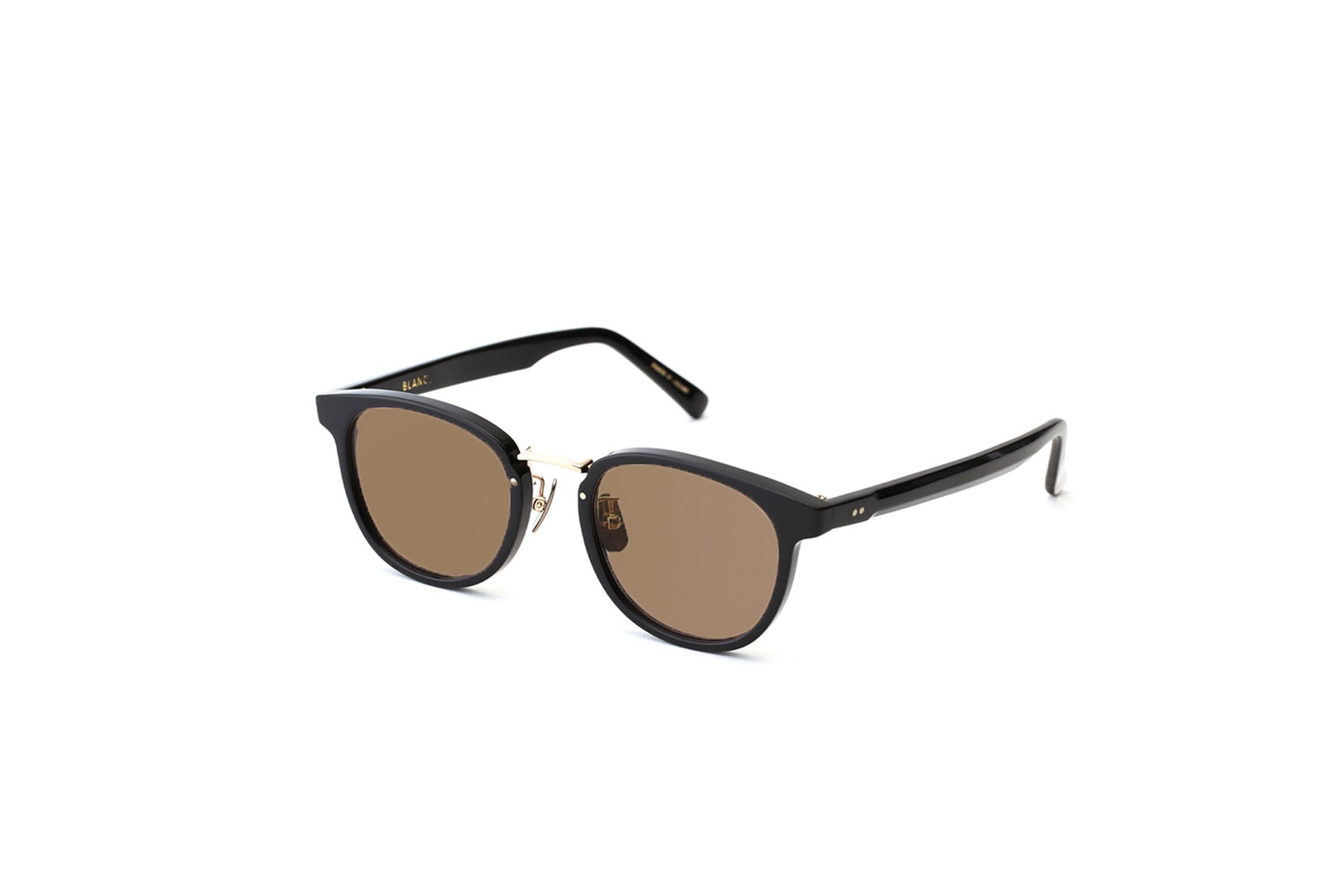 【良品】 BLANC.. BM002 BLACK ケース付き ブラウンレンズ 良品】 BLANC BM002 BLACK ケース付き ブラウンレンズ サングラス