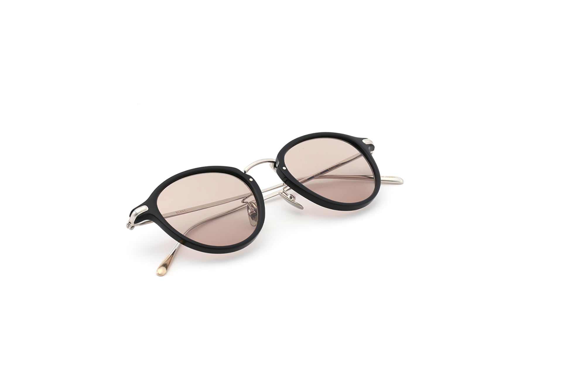 ブラン BLANC.. メガネ 丸眼鏡 BM005 ゴールド カーキ HibiMegane ONLINE SHOP | BLANC.. ブラン［BM005 BRN SASA GRAD/CLR